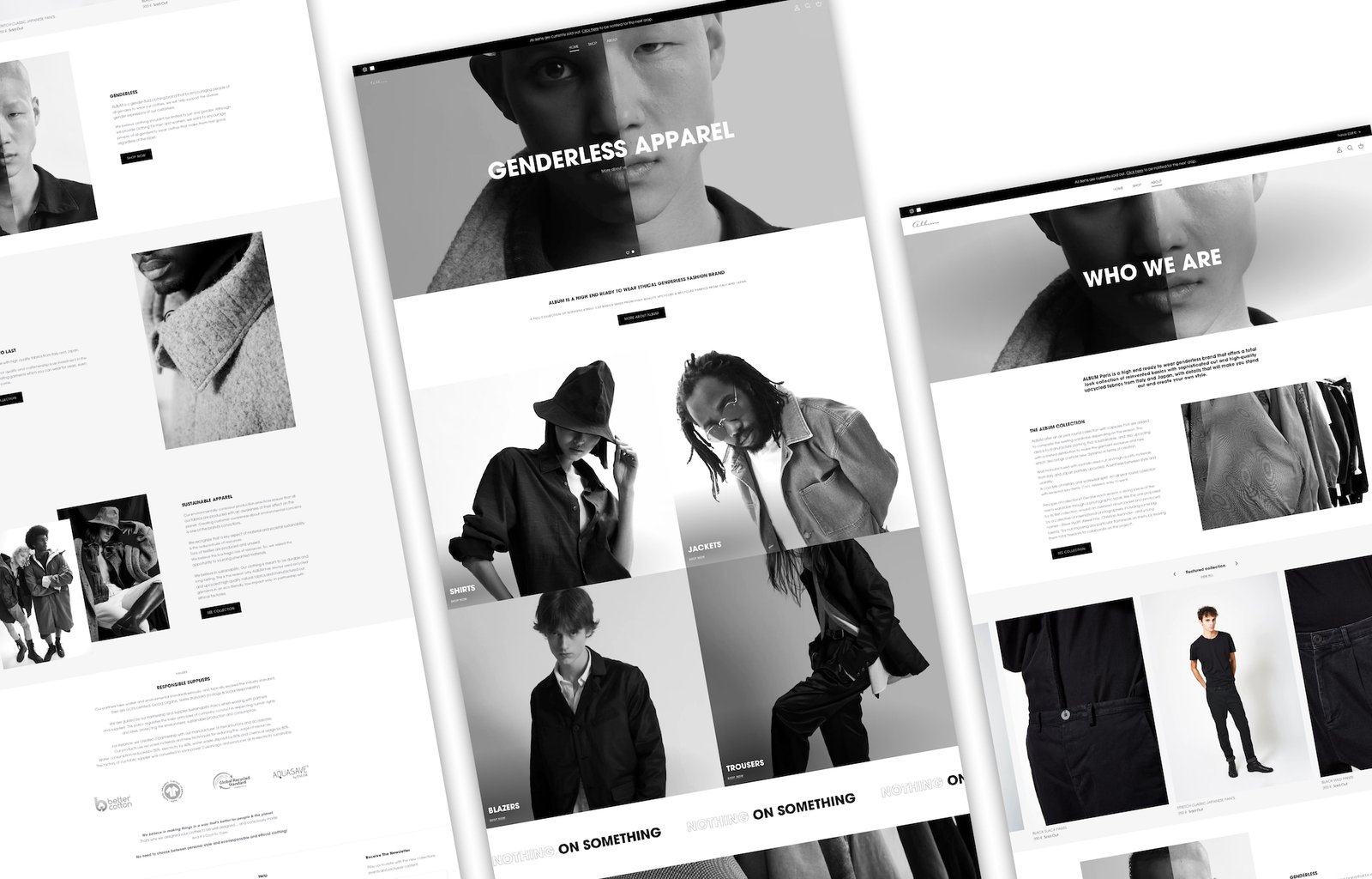 ALBUM PARIS DIGITAL PRODUCTION WEBSITE PAGES SEBASTIEN FRANCA FACTORY