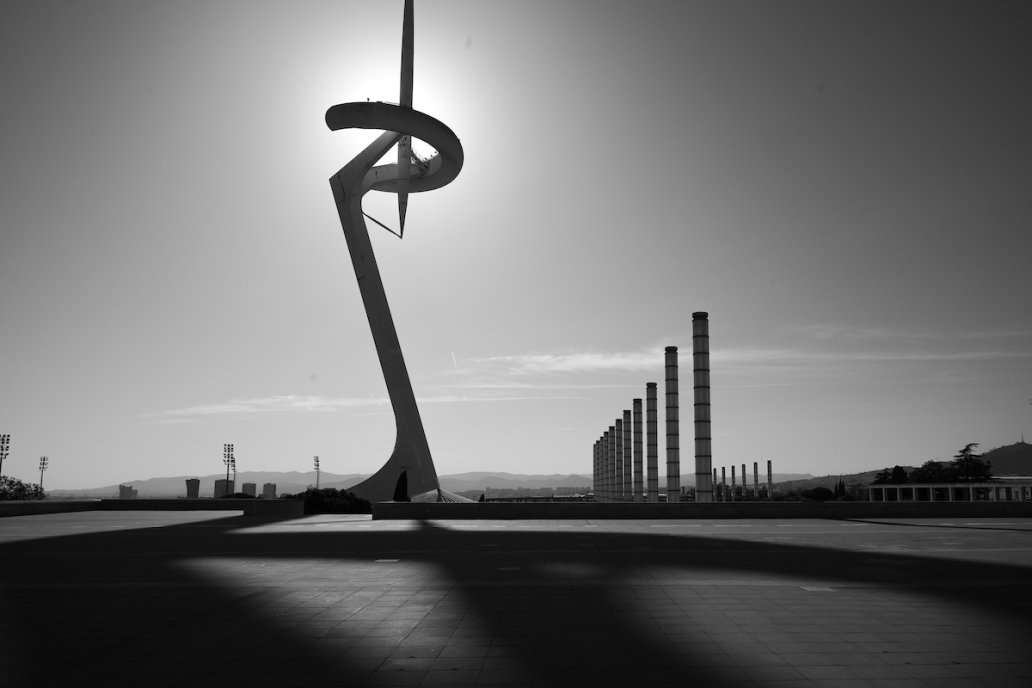 Architectural Photography Santiago Calatrava Montjuic Olympic Games Barcelona Spain Architectural Photographer Sebastien Franca Fine Art