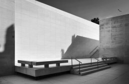 Architectural Photography black and white Caixa Forum Barcelona Spain Photographer Sebastien Franca Fine Art