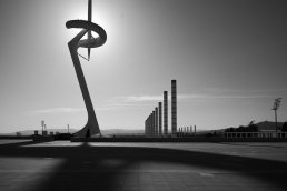 Black and white fine art architectural photography Barcelona