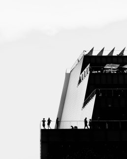 Black and white fine art architectural photography whitney Museum New York