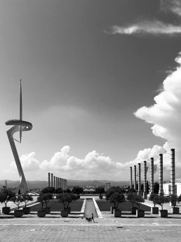 Black and white architectural photography barcelona