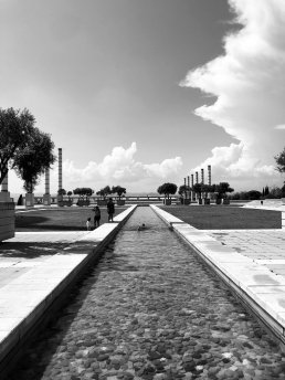 Black and white architectural photography barcelona