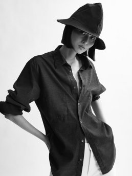 Fashion e-commerce editorial black and white photoshoot Japan sebastien Franca
