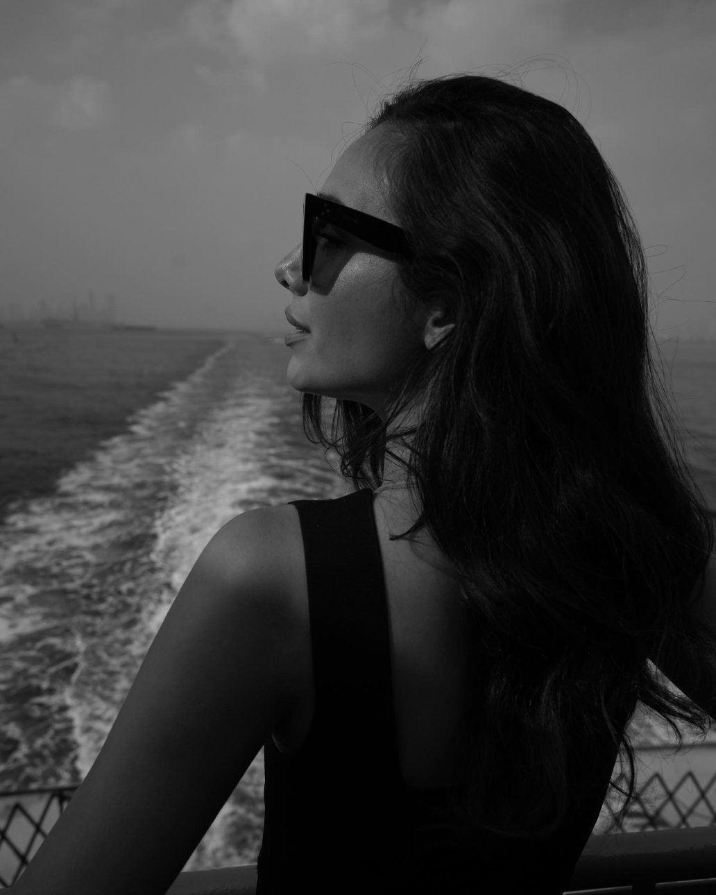 Glamour Black and white Staten Island ferry photography Franca