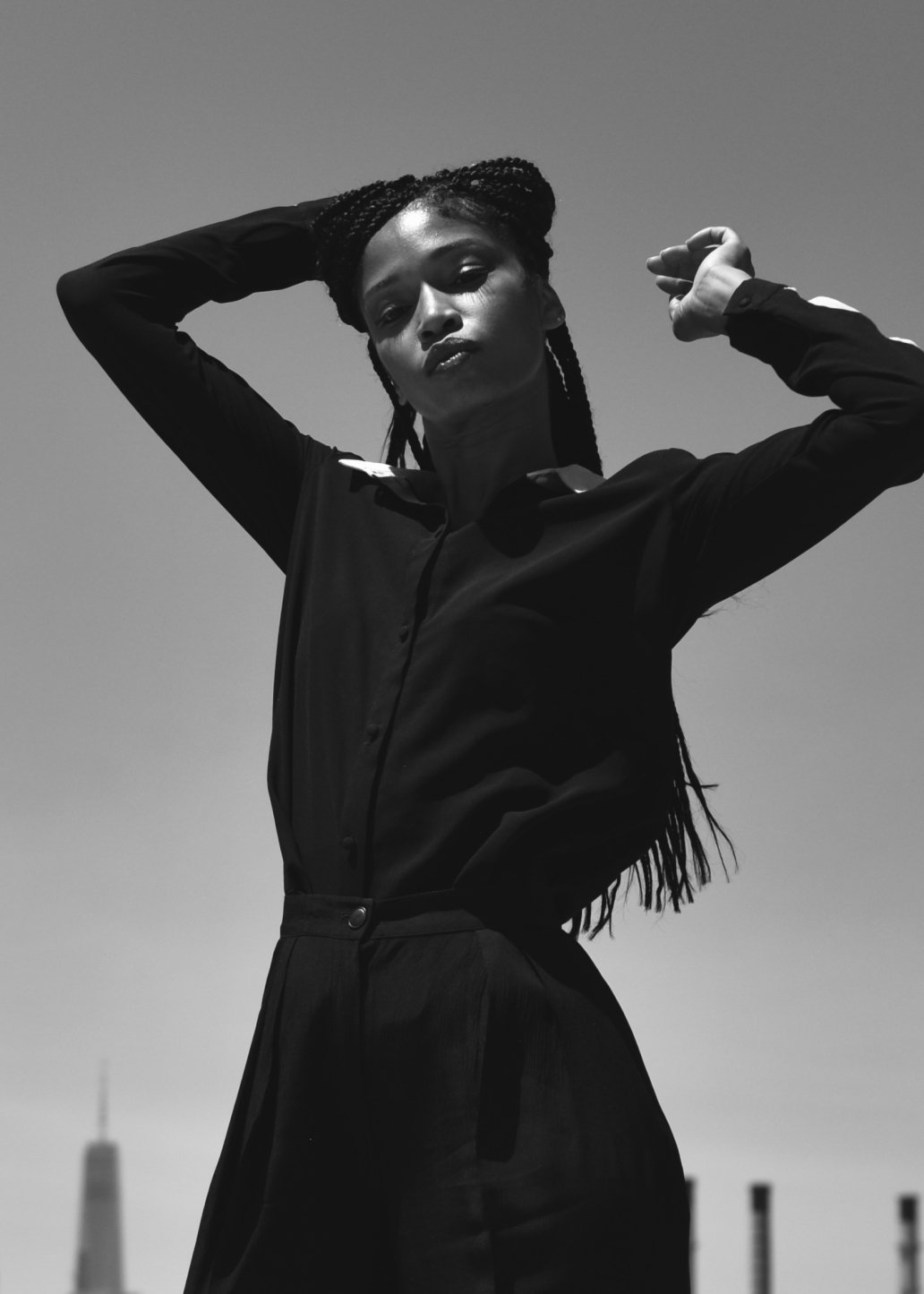 black and white fashion photography Manhattan Sebastien Franca