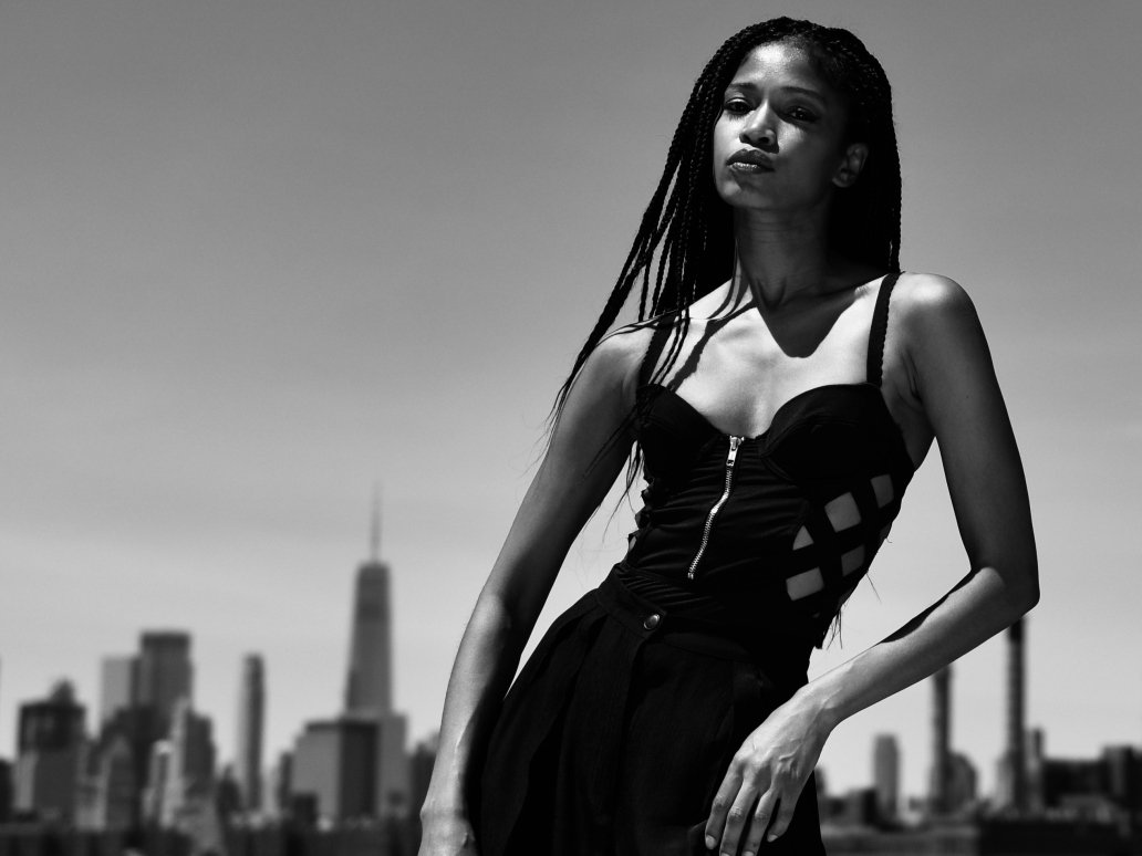 iconic black and white fashion photography Manhattan Sebastien Franca
