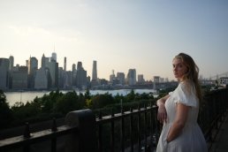 Fashion editorial photograph New York Skyline Sebastien Franca Photographer