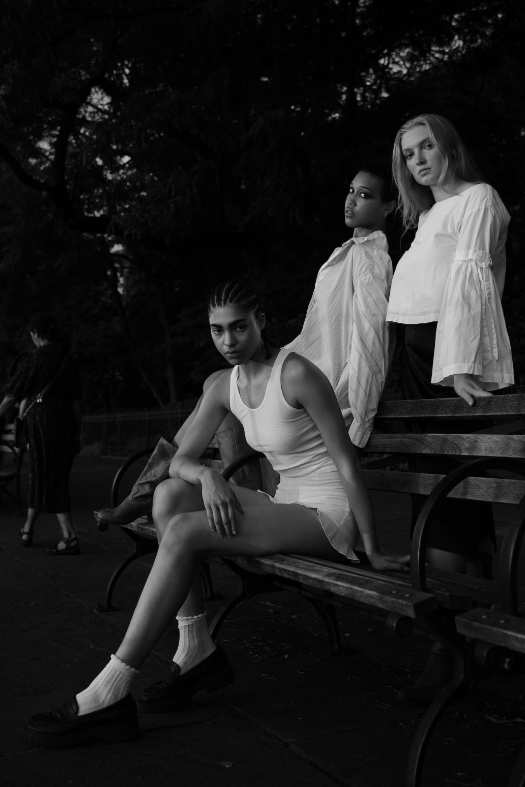 Fashion editorial black and white photograph New York Sebastien Franca Photographer