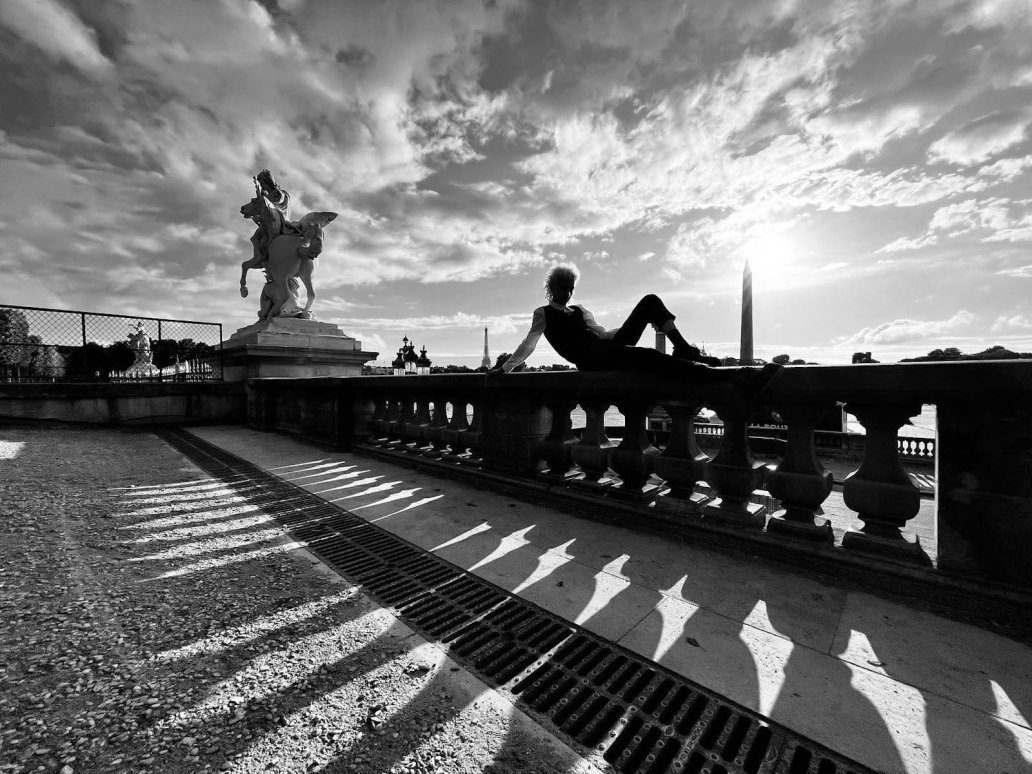 Concorde Paris Editorial Fashion black and white