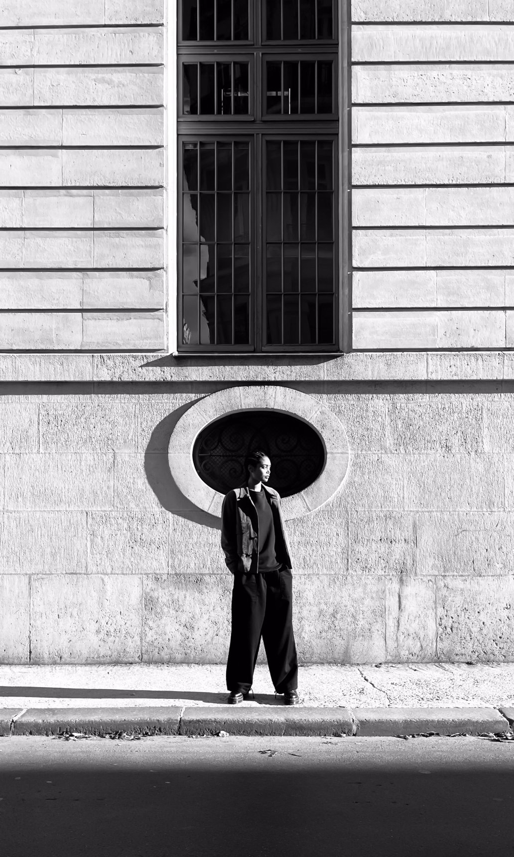 Black and white Fashion photoshoot PARIS Sebastien Franca