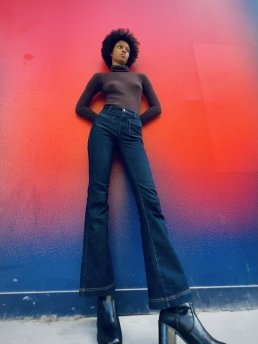 fashion photoshoot Paris Rivoli colorful 70s style Sebastien FRANCA photographer