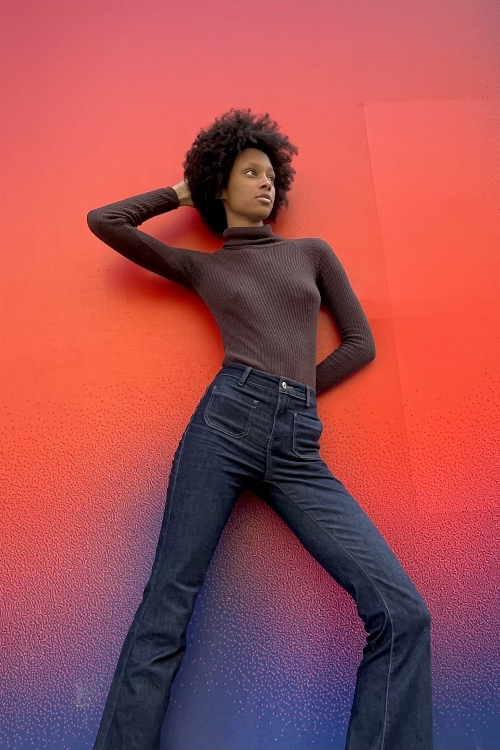 fashion photoshoot Paris Rivoli colorful 70s style Sebastien FRANCA photographer