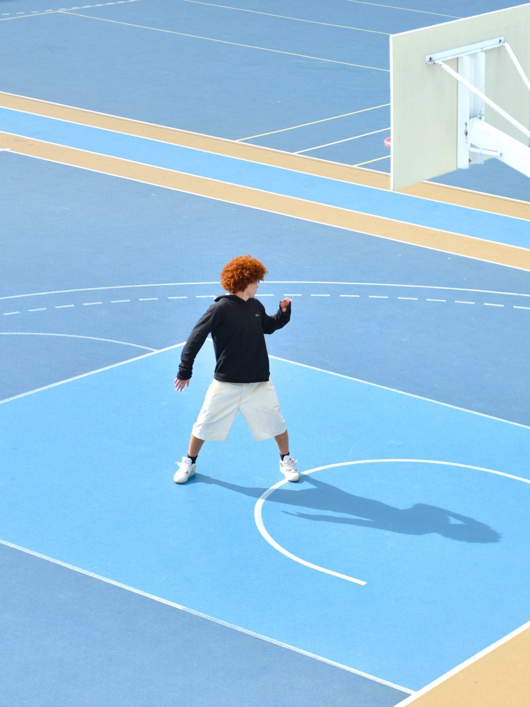 Fashion photo basketball blue series 3 album Paris Franca Factory sebastien franca