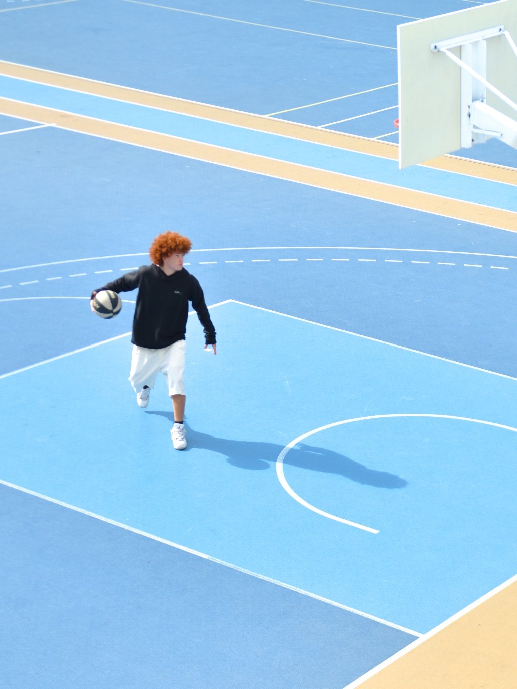 Fashion photo basketball blue series 2 album Paris Franca Factory sebastien franca