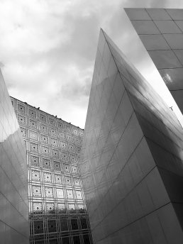 Architectural photography Institut du monde Arabe Paris Sebastien Franca fine art photographer angle