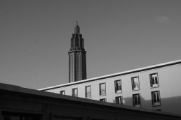 Black and white architecture Oscar Niemeyer Le Havre Architectural Photographer Sebastien Franca Architecture Fine Art