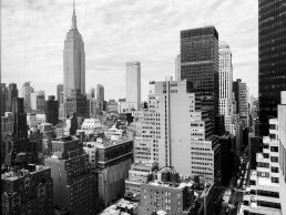 New York Midtown architectural photography black and white sebastien franca photographer
