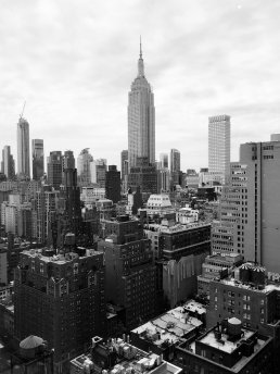 New York Midtown architectural photography black and white sebastien franca photographer