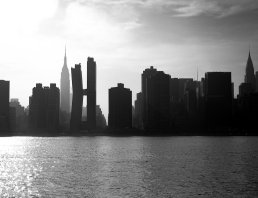 New York skyline architectural photography black and white Manhattan sebastien franca photographer