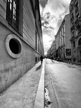 Street photo Paris shadows Man crossing Sebastien FRANCA