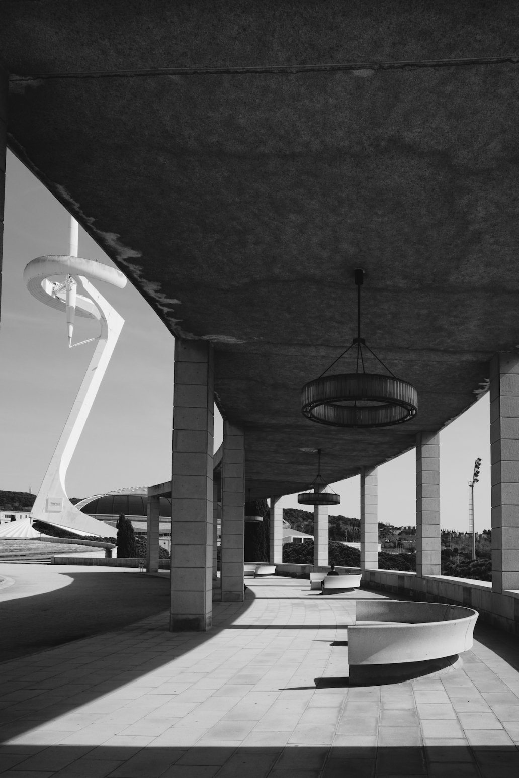 Architectural Photography design Santiago Calatrava Montjuic Olympic Games Barcelona Spain Architectural Photographer Sebastien Franca Fine Art