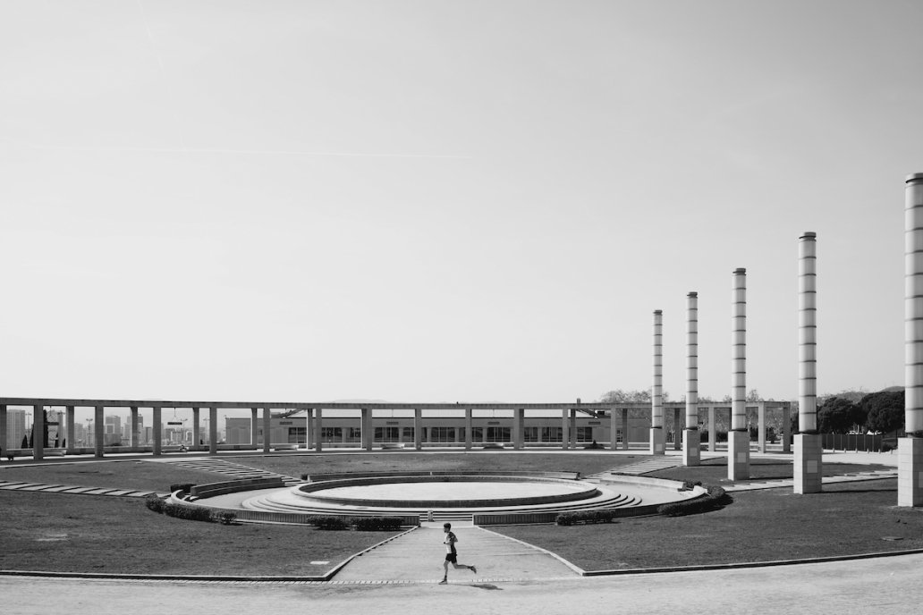 Architectural Photography Santiago Calatrava Montjuic Olympic Games Barcelona Spain Architectural Photographer Sebastien Franca Fine Art
