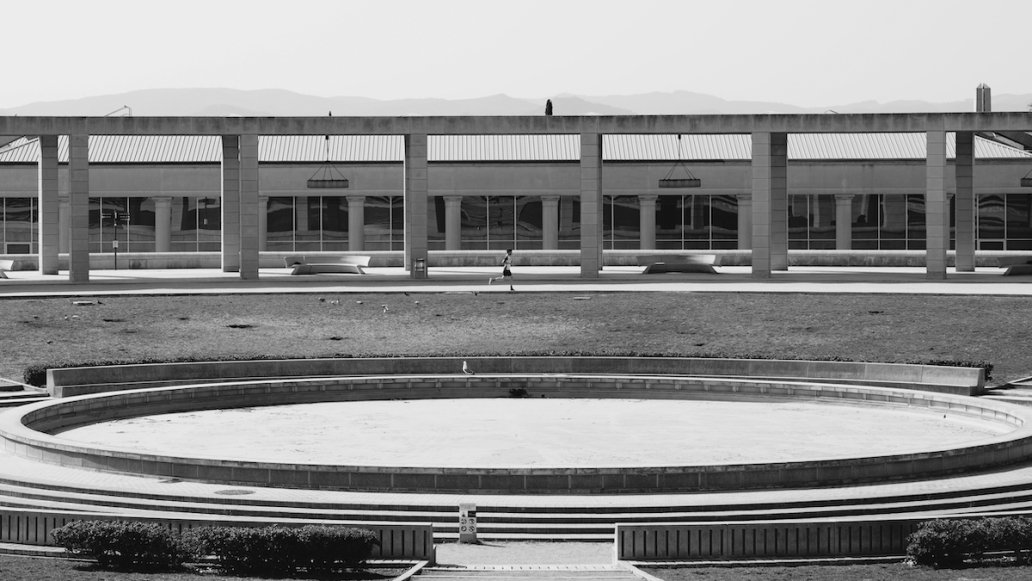 Architectural Photography Santiago Calatrava Montjuic Olympic Games Barcelona Spain Architectural Photographer Sebastien Franca Fine Art