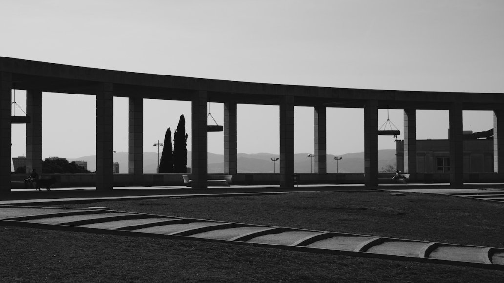 Architectural Photography Santiago Calatrava Montjuic Olympic Games Barcelona Spain Architectural Photographer Sebastien Franca Fine Art