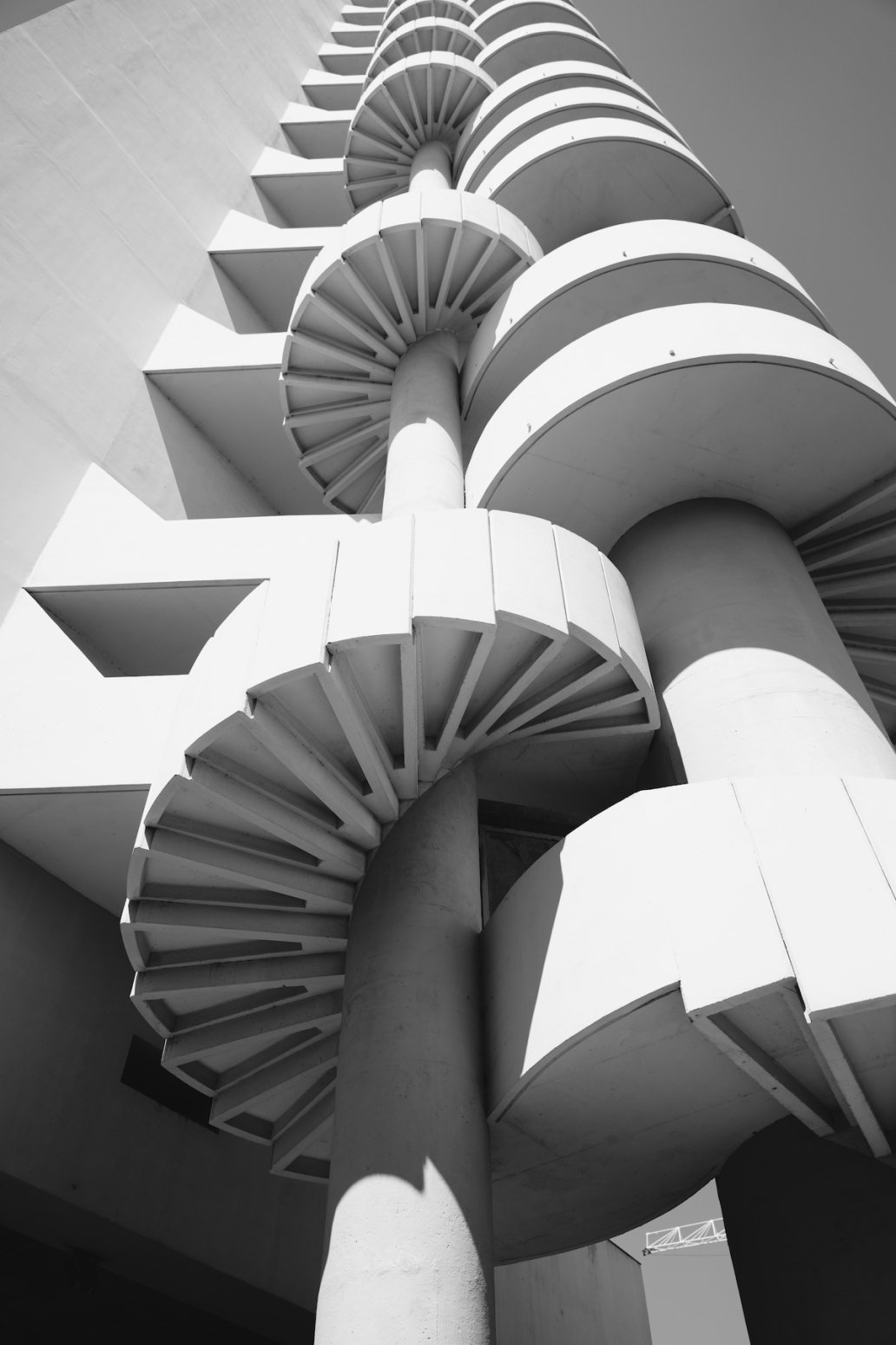 le Brasilia Architecture Marseille France black and white architectural photography Sebastien Franca Fine Art