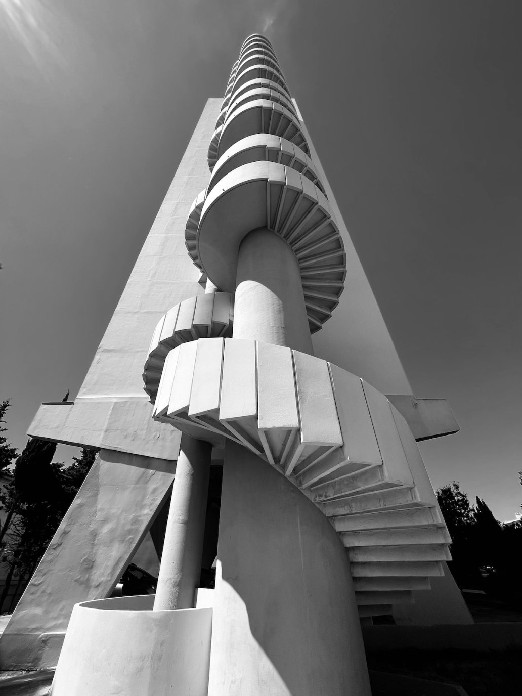 le Brasilia Architecture Marseille France black and white architecture photographs Sebastien Franca Fine Art